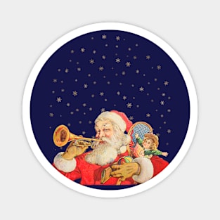 Santa Claus Vintage Illustration Magnet